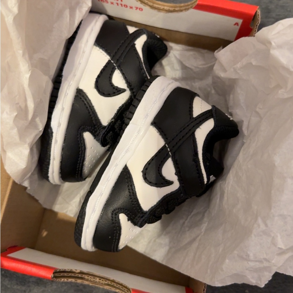 Kids Black and White Sneakers